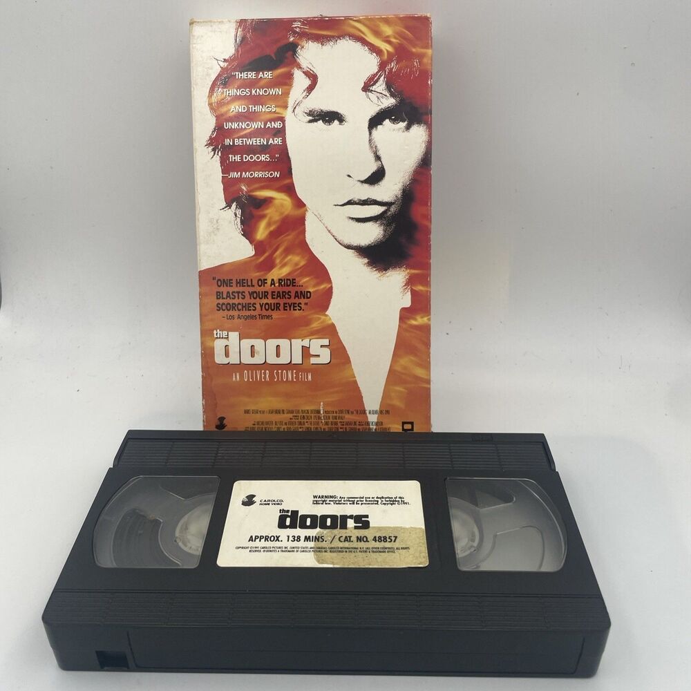 VHS   The Doors   Oliver Stone Film   1991